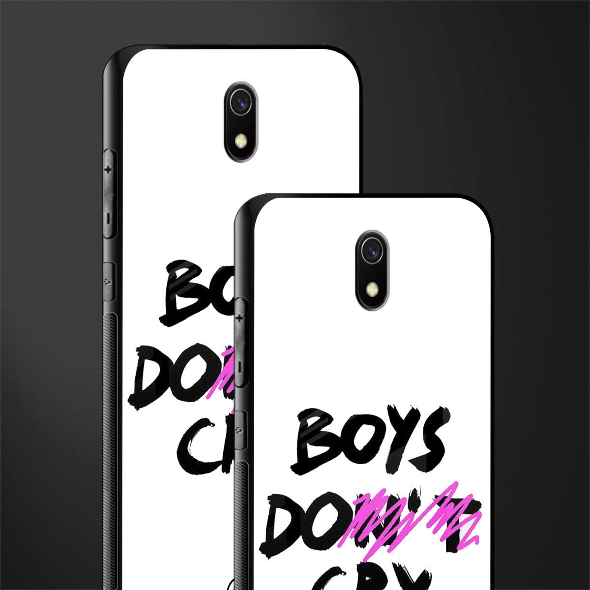 boys do cry glass case for redmi 8a image-2