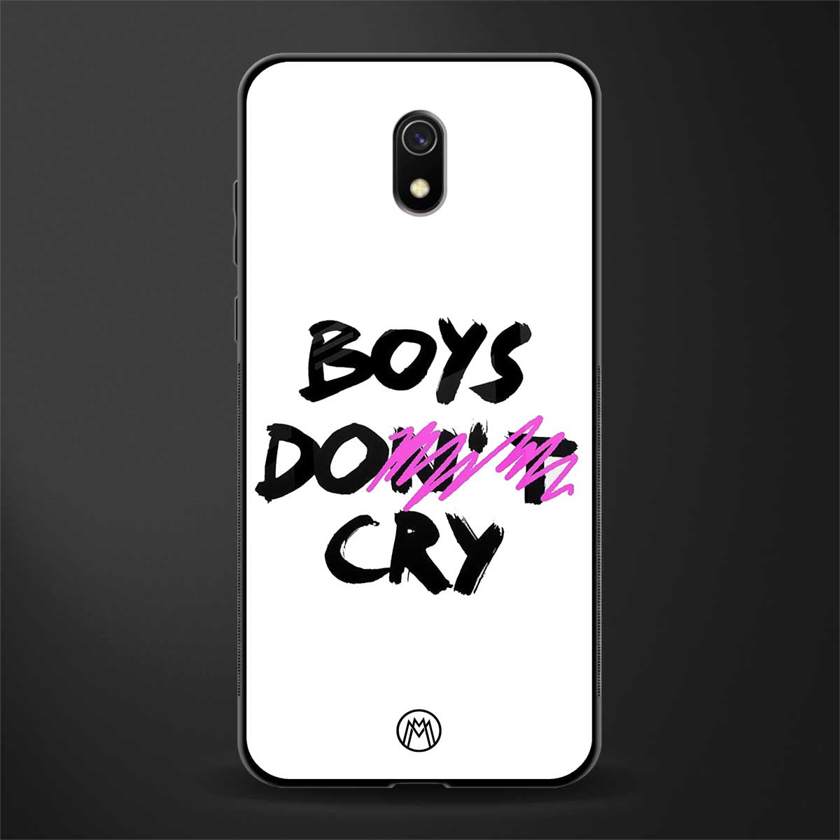 boys do cry glass case for redmi 8a image