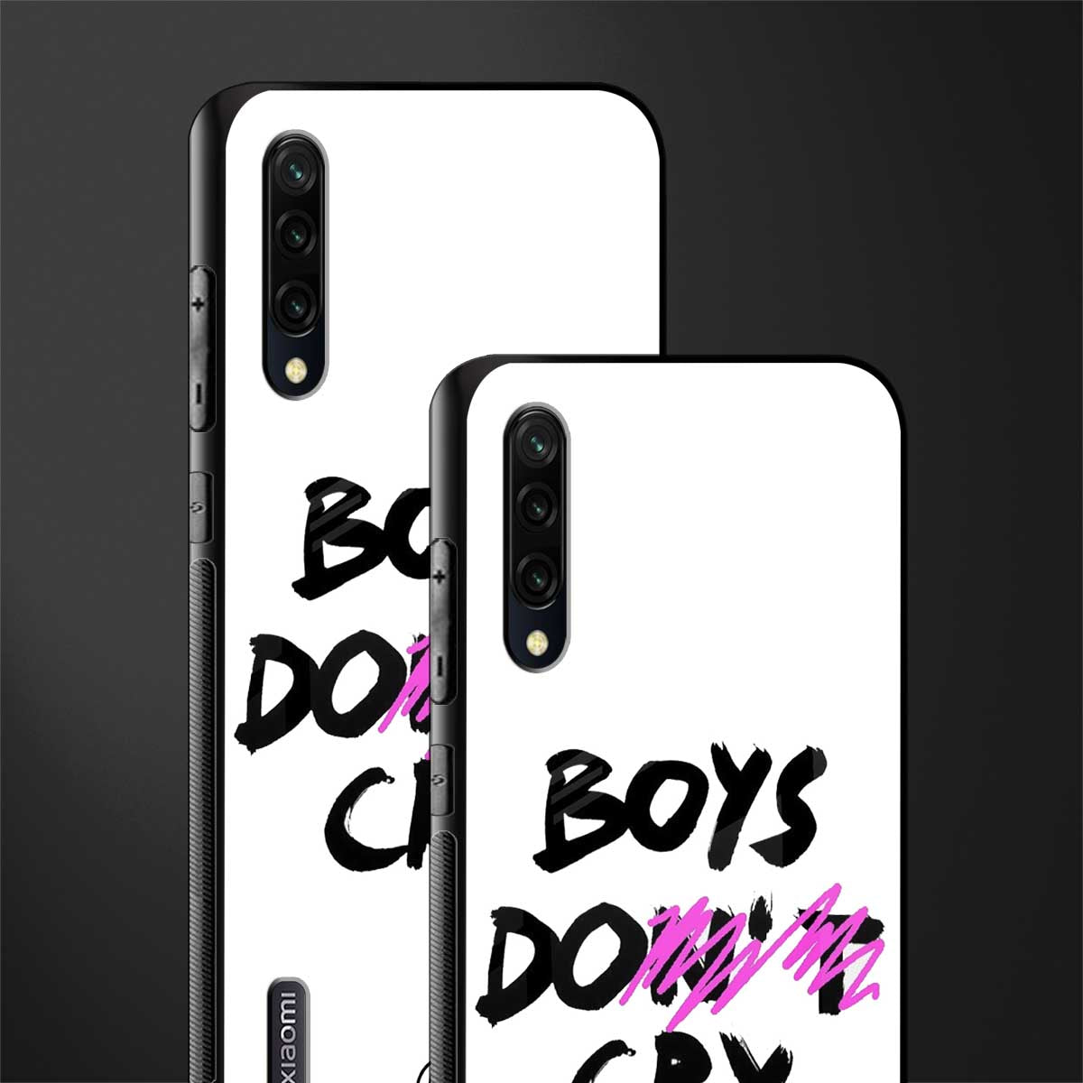 boys do cry glass case for mi a3 redmi a3 image-2