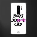 boys do cry glass case for samsung galaxy s9 plus image