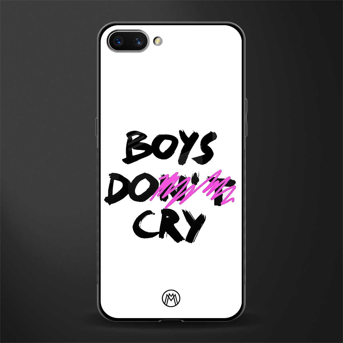 boys do cry glass case for realme c1 image