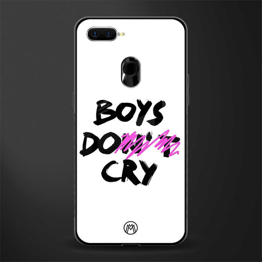 boys do cry glass case for oppo a7 image