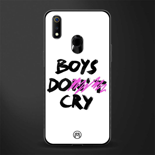 boys do cry glass case for realme 3i image