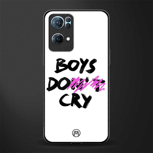 boys do cry glass case for oppo reno7 pro 5g image