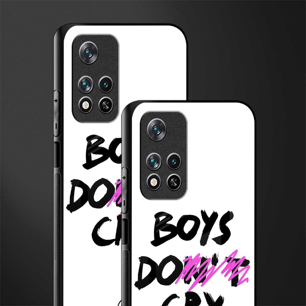 boys do cry glass case for xiaomi 11i 5g image-2
