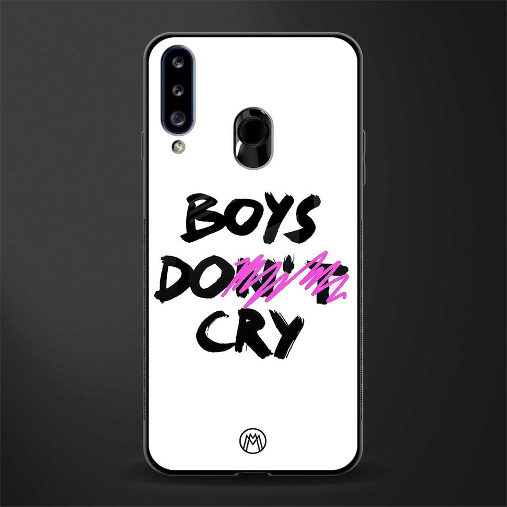 boys do cry glass case for samsung galaxy a20s image