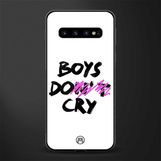 boys do cry glass case for samsung galaxy s10 plus image