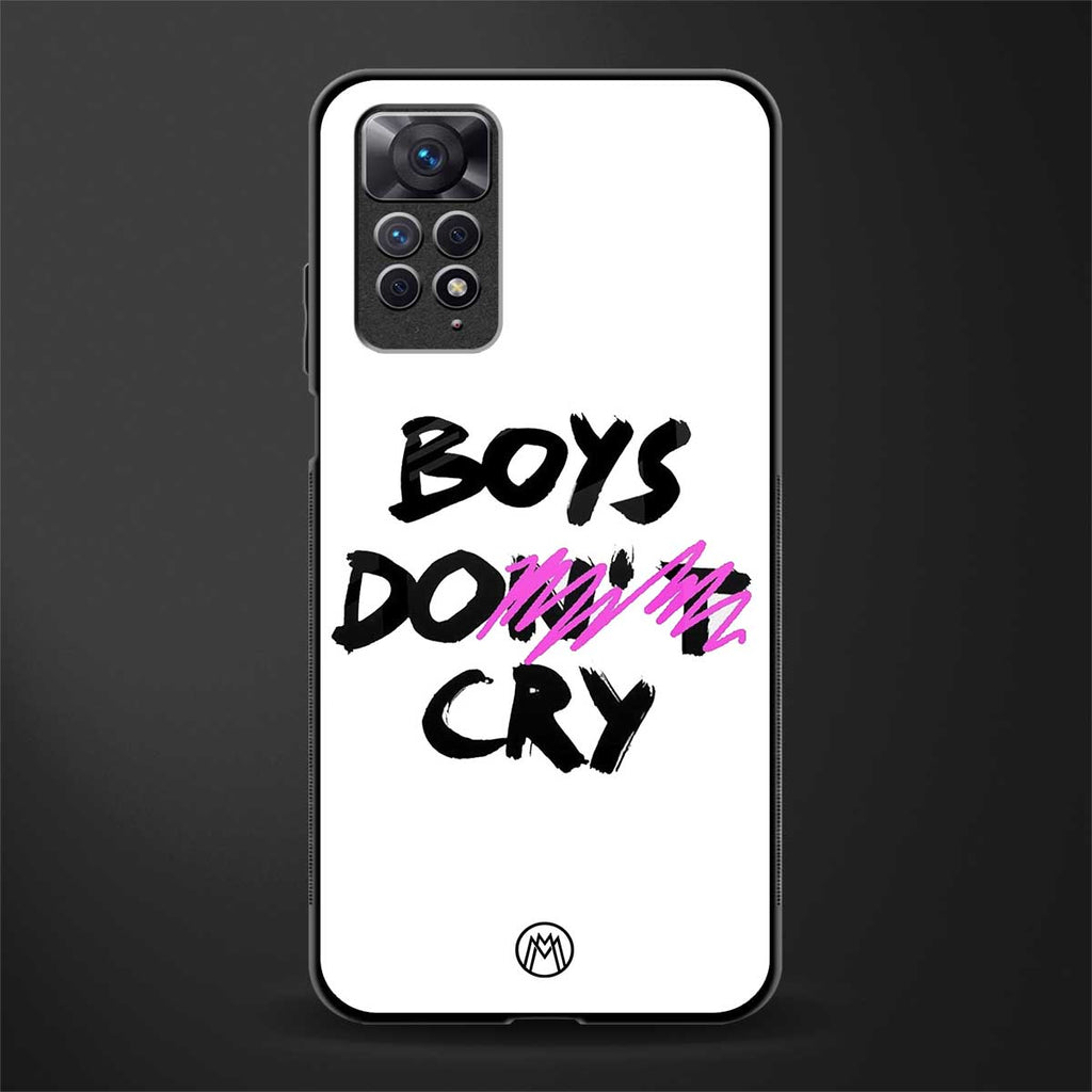 boys do cry glass case for redmi note 11 pro image