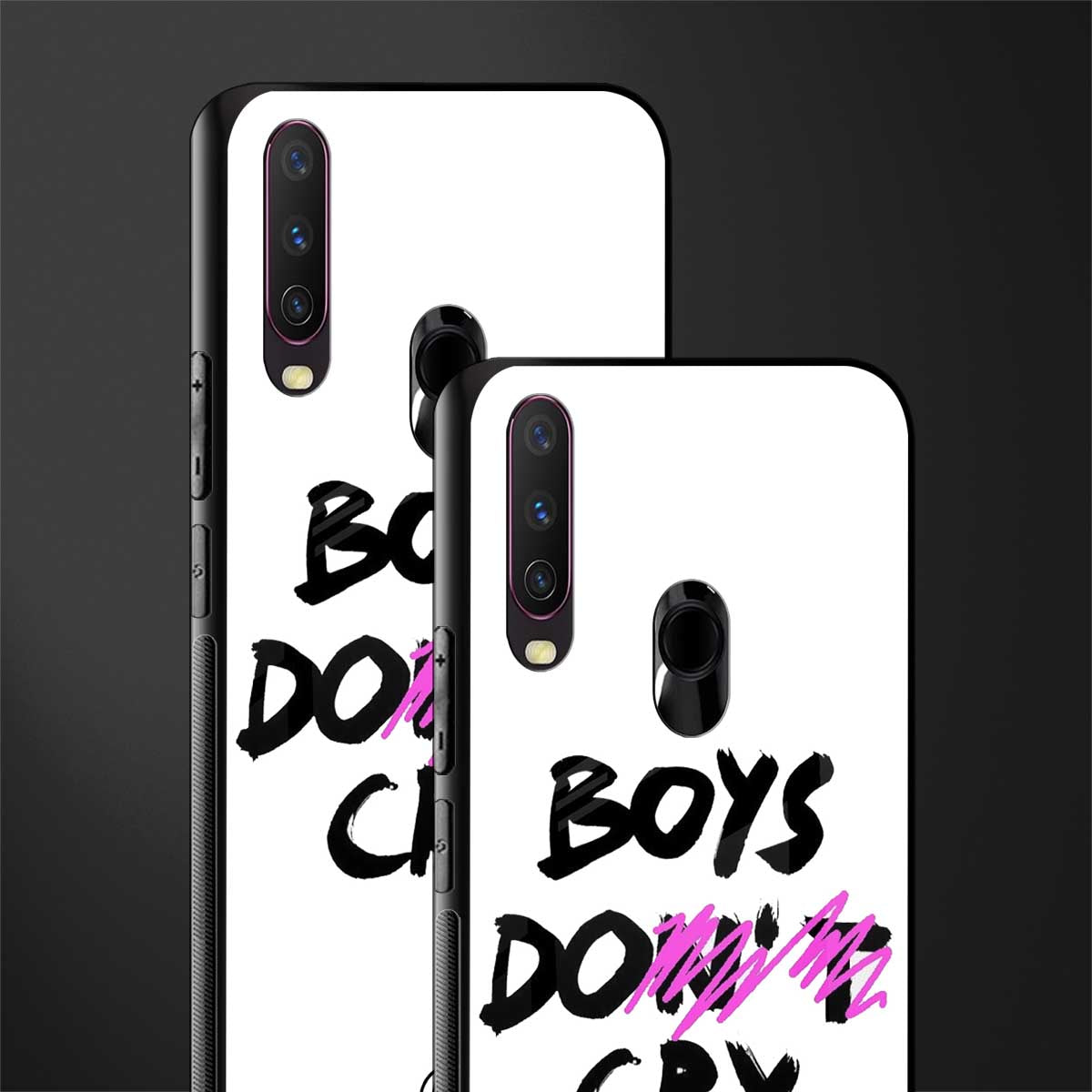 boys do cry glass case for vivo y12 image-2