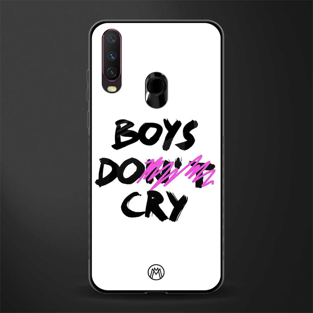 boys do cry glass case for vivo y12 image