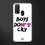 boys do cry glass case for vivo y30 image