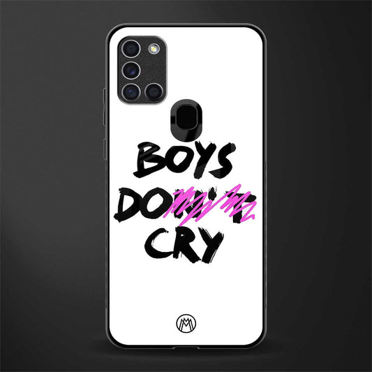 boys do cry glass case for samsung galaxy a21s image