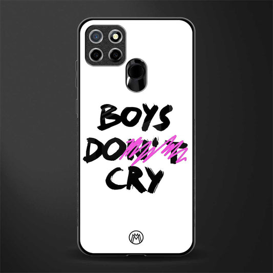 boys do cry glass case for realme narzo 20 image