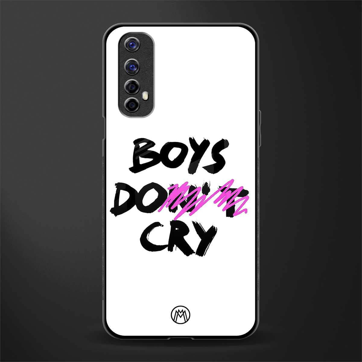 boys do cry glass case for realme 7 image