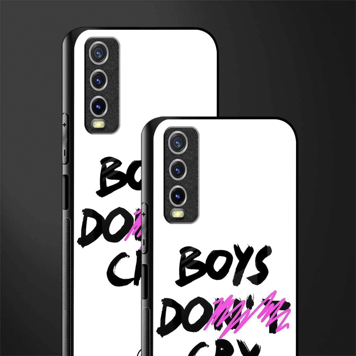 boys do cry glass case for vivo y12s image-2