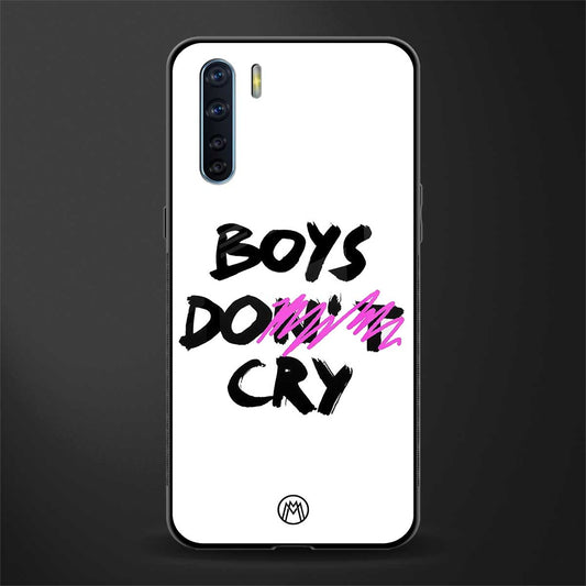boys do cry glass case for oppo f15 image