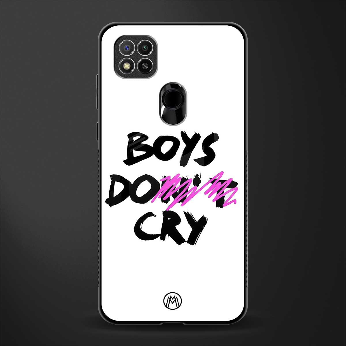 boys do cry glass case for redmi 9 image