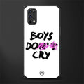boys do cry glass case for realme x7 pro image