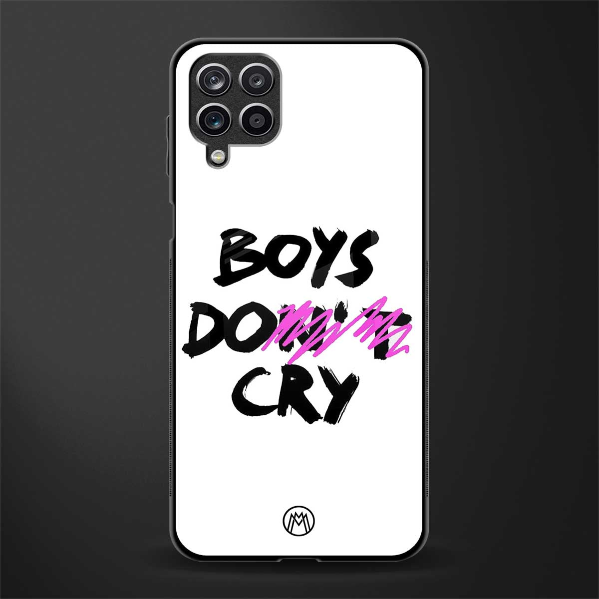 boys do cry glass case for samsung galaxy a12 image