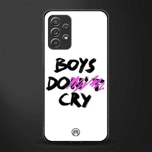 boys do cry glass case for samsung galaxy a72 image