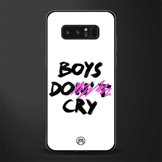 boys do cry glass case for samsung galaxy note 8 image