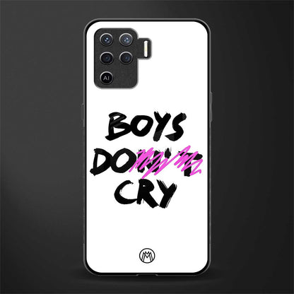 boys do cry glass case for oppo f19 pro image