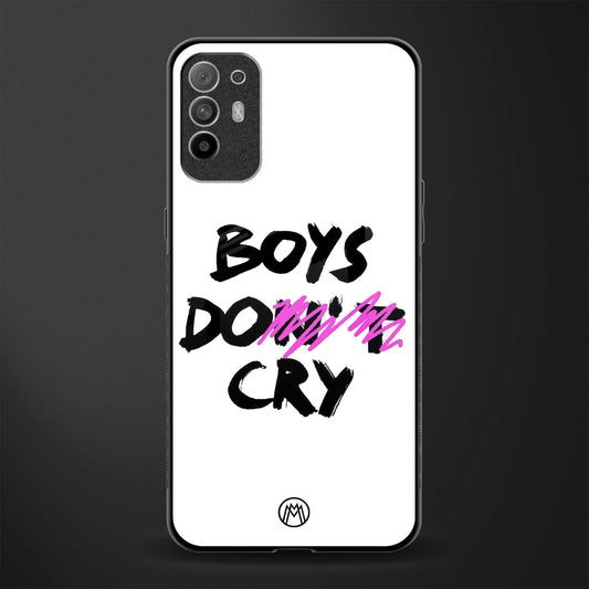 boys do cry glass case for oppo f19 pro plus image
