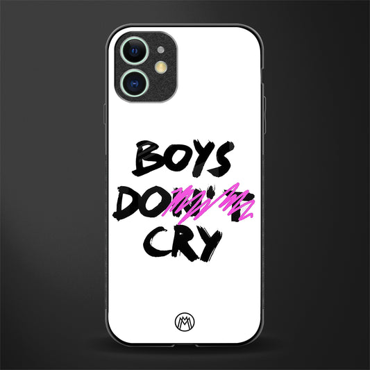 boys do cry glass case for iphone 12 mini image