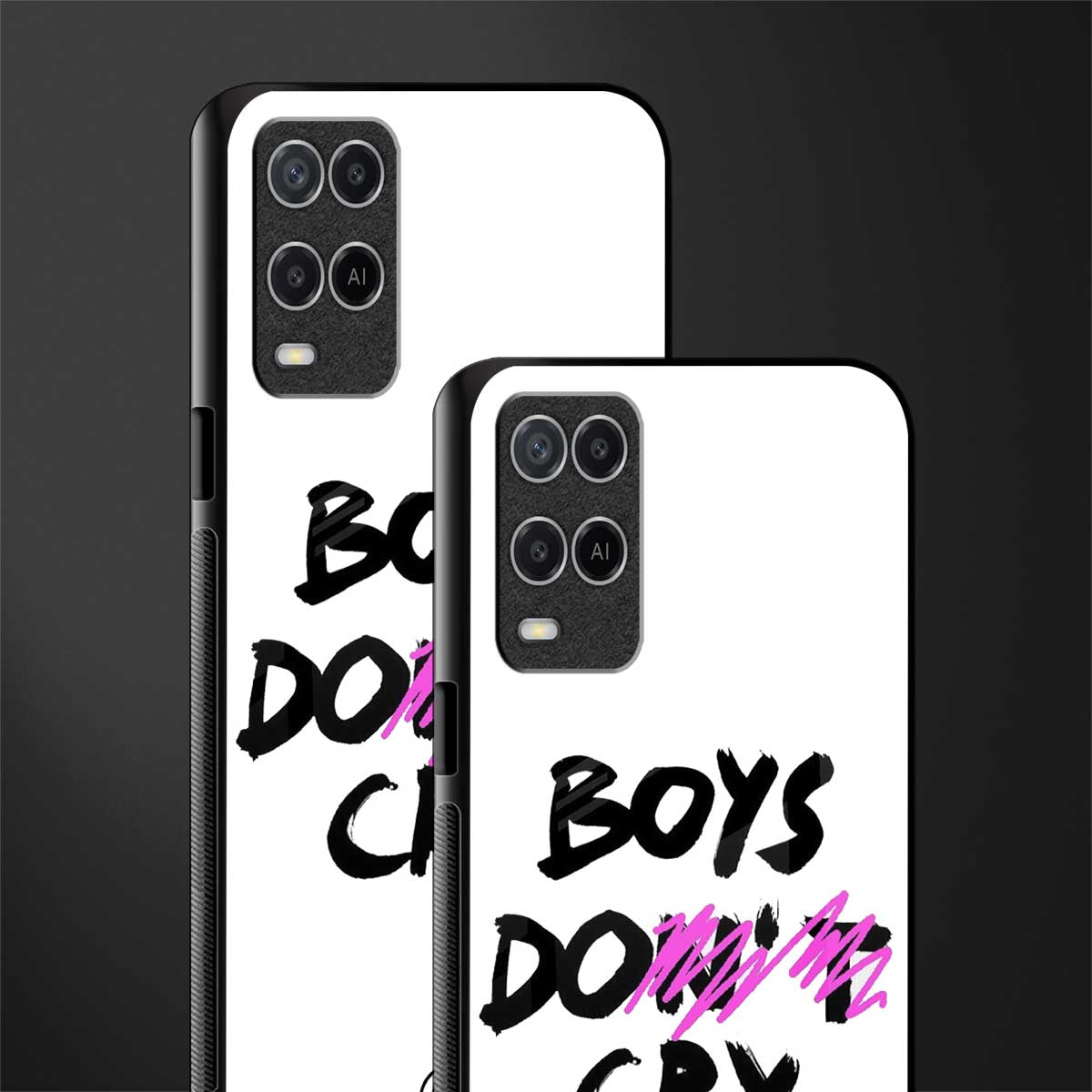 boys do cry glass case for oppo a54 image-2