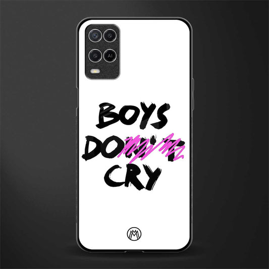 boys do cry glass case for oppo a54 image
