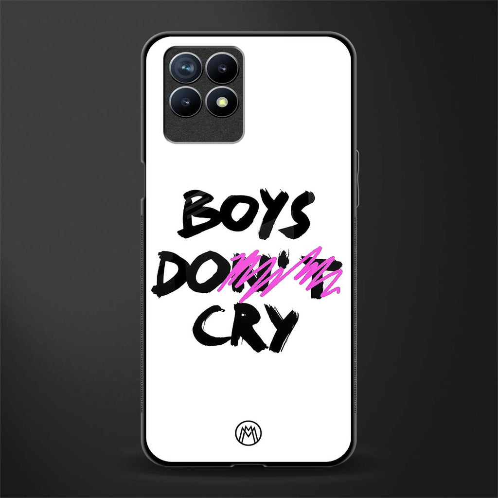 boys do cry glass case for realme 8i image