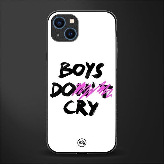 boys do cry glass case for iphone 13 image