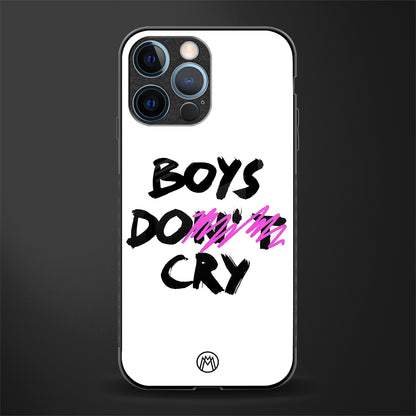 boys do cry glass case for iphone 12 pro image