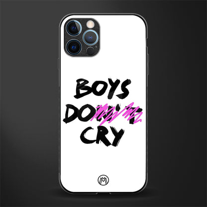 boys do cry glass case for iphone 12 pro max image