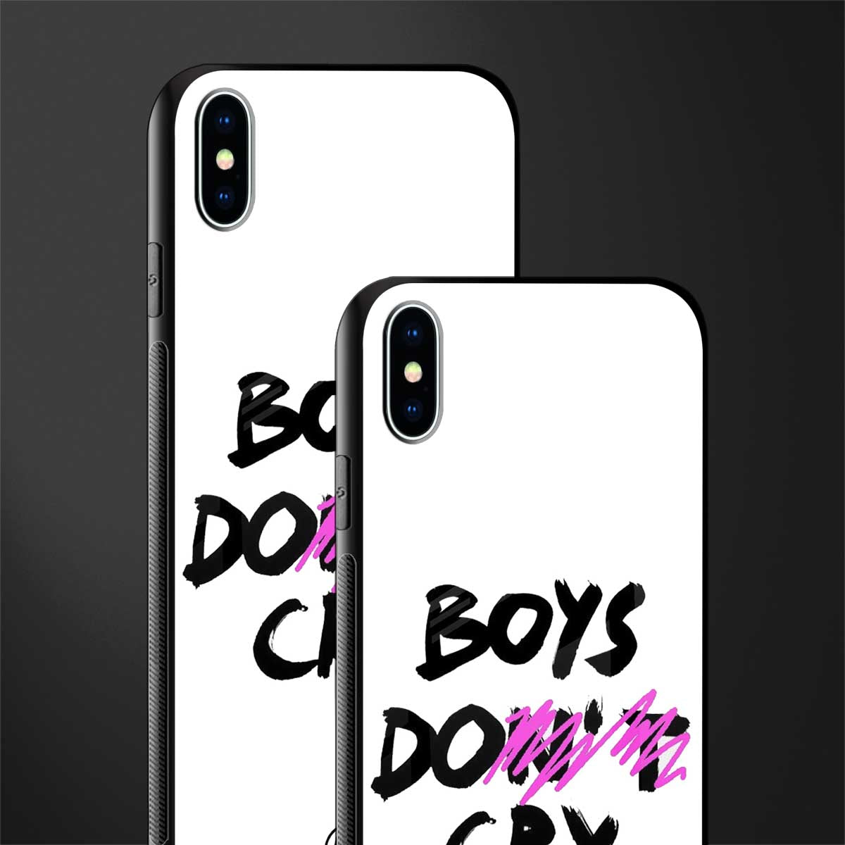 boys do cry glass case for iphone xs max image-2