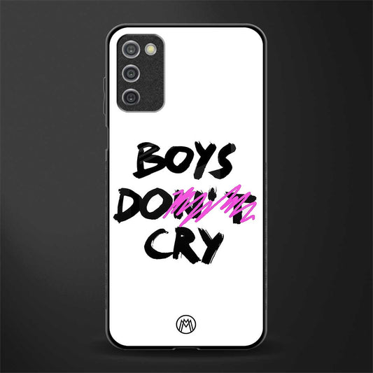 boys do cry glass case for samsung galaxy a03s image