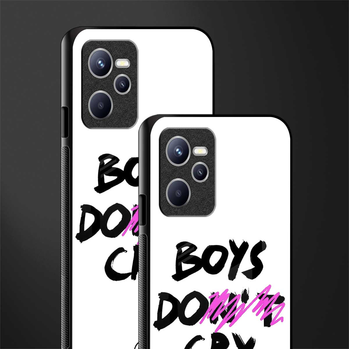 boys do cry glass case for realme c35 image-2