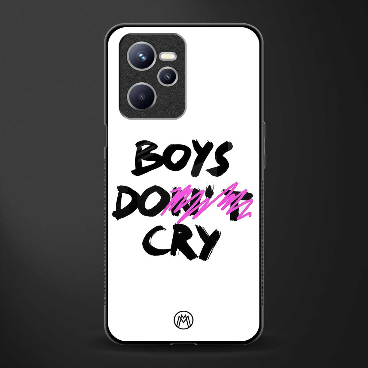boys do cry glass case for realme c35 image