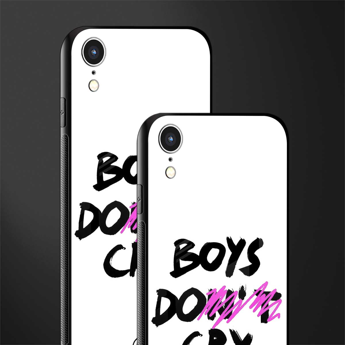 boys do cry glass case for iphone xr image-2