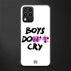boys do cry back phone cover | glass case for samsung galaxy m33 5g