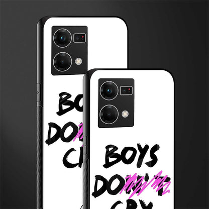 boys do cry back phone cover | glass case for oppo f21 pro 4g