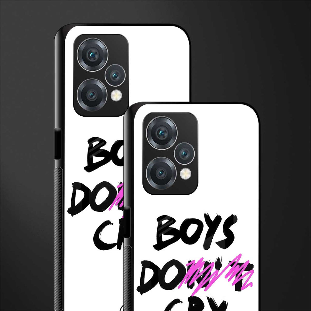 boys do cry back phone cover | glass case for oneplus nord ce 2 lite 5g
