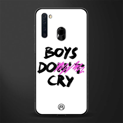 boys do cry glass case for samsung a21 image