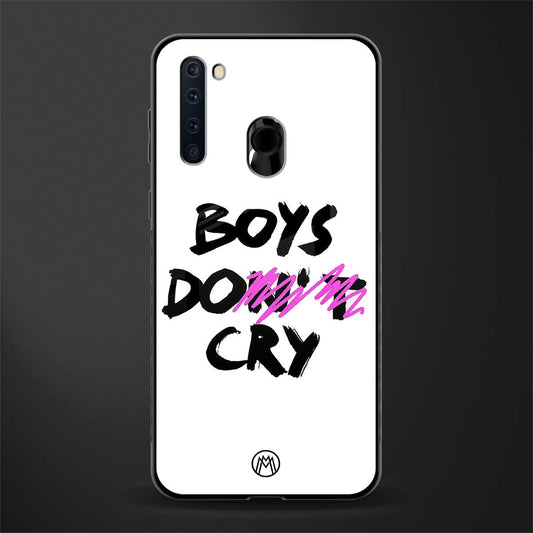 boys do cry glass case for samsung a21 image