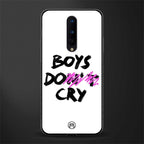 boys do cry glass case for oneplus 8 image