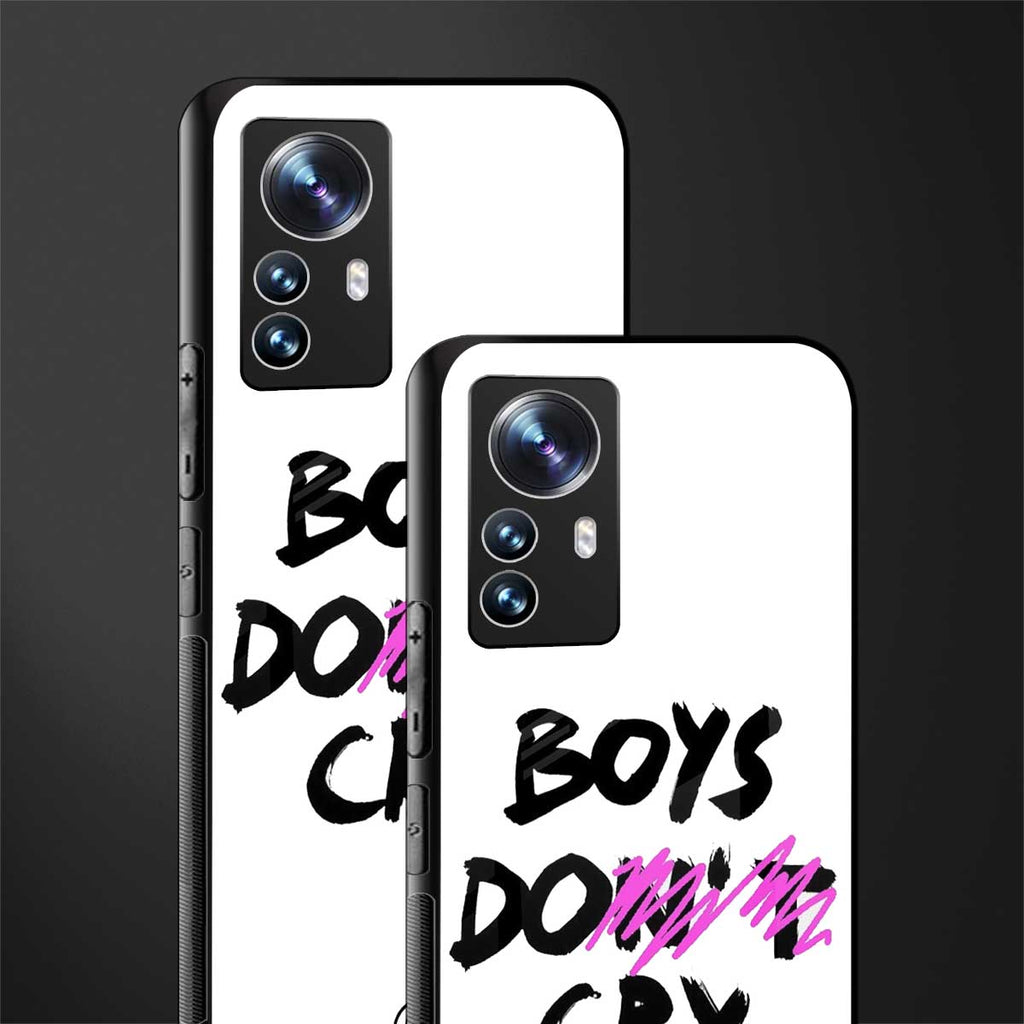 boys do cry back phone cover | glass case for xiaomi 12 pro