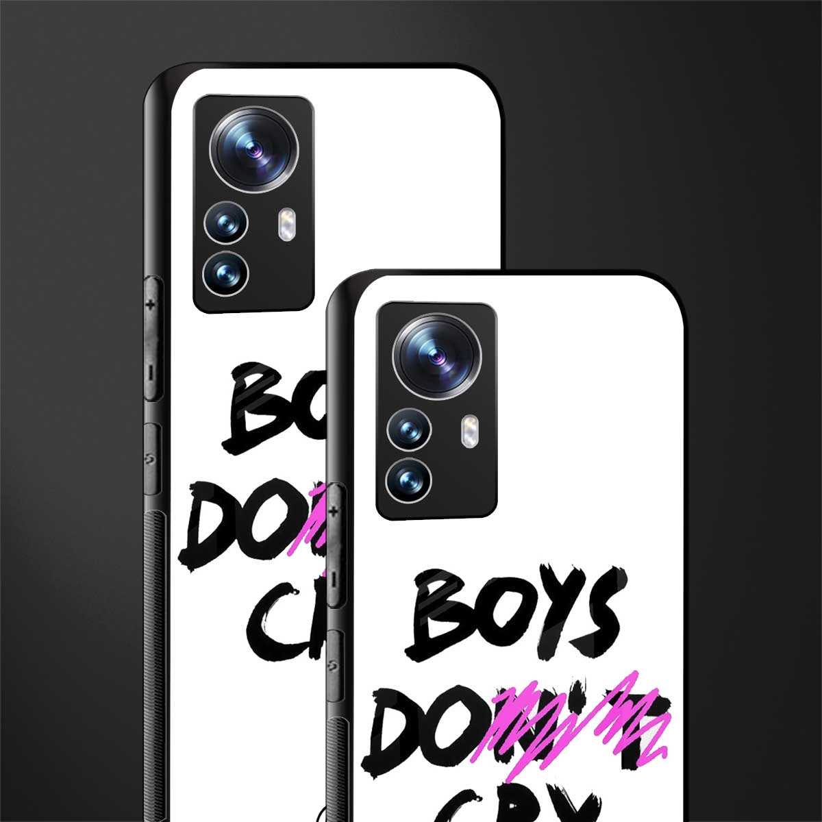 boys do cry back phone cover | glass case for xiaomi 12 pro