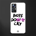 boys do cry back phone cover | glass case for xiaomi 12 pro