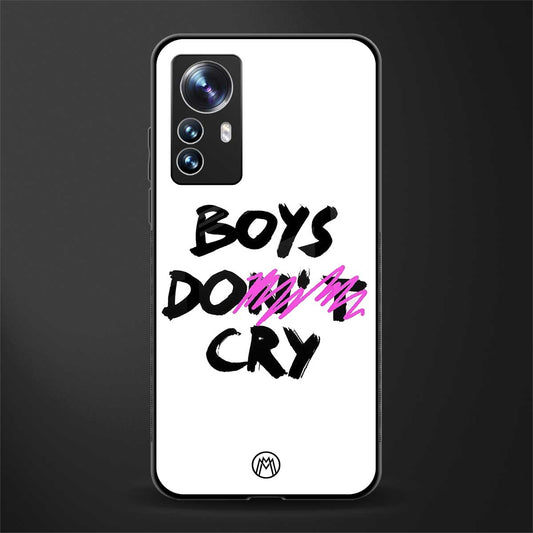 boys do cry back phone cover | glass case for xiaomi 12 pro