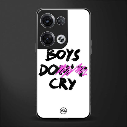 boys do cry back phone cover | glass case for oppo reno 8